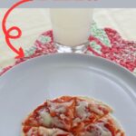 Tortilla Pizza Pinterest image.