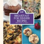 Breakfast for Dinner Pinterest image.